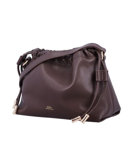 A.P.C. Brown Ninon Mini Bag