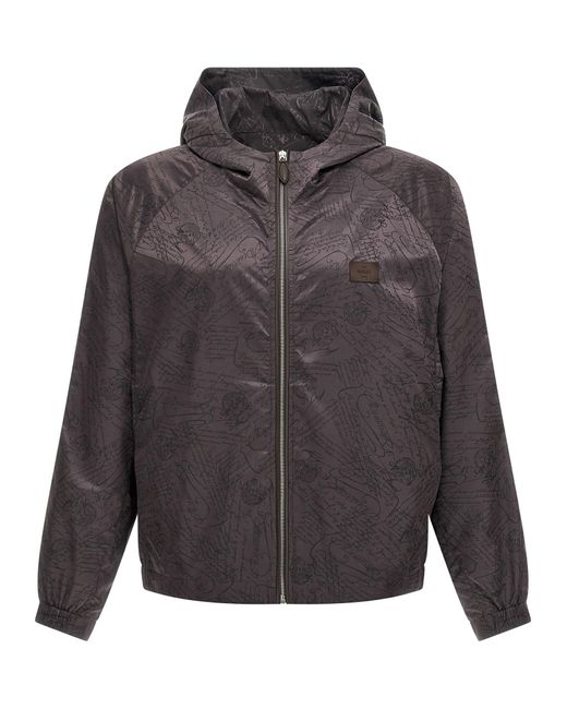 Berluti 'scritto'-jasje in het Gray voor heren