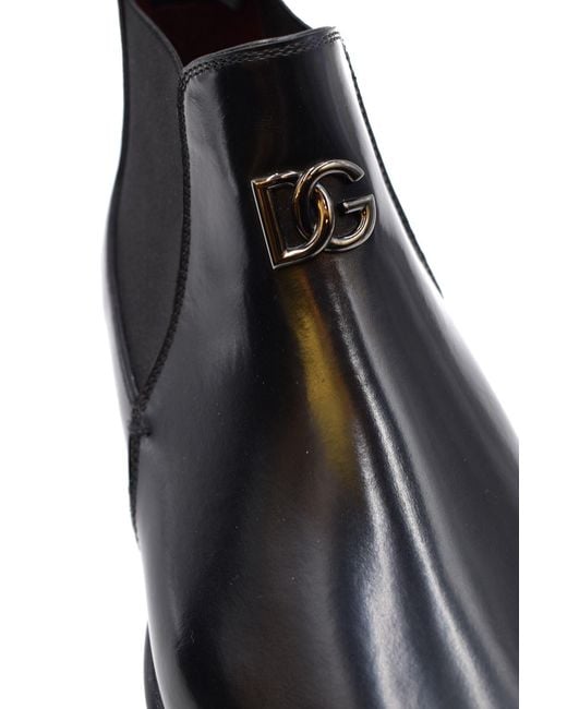 Dolce & Gabbana Black Bootie for men