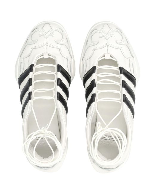 Y-3 White Regu Mary Jane Leather Shoes