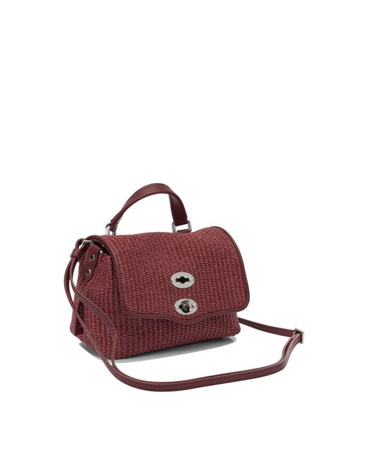 Zanellato Purple "Postina Vimini Baby" Small Hand Bag