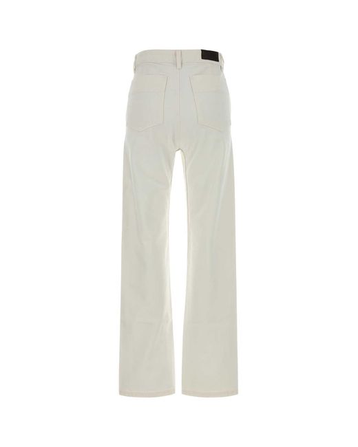 Lemaire White Denim Jeans