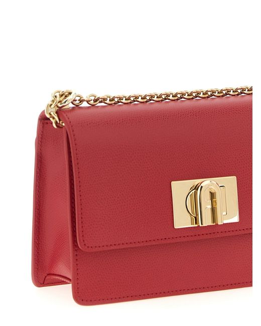 Furla Red ' 1927' Mini -Crossbody -Tasche