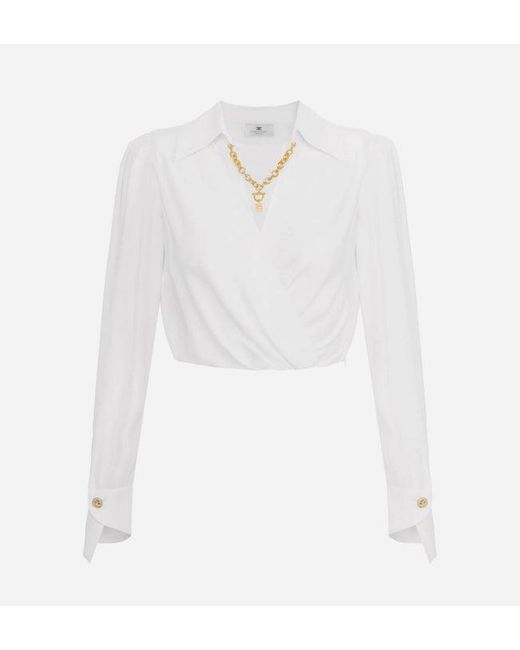 Elisabetta Franchi White Shirts