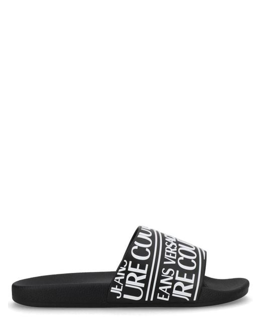 Versace Jeans Couture White Elastane Flats