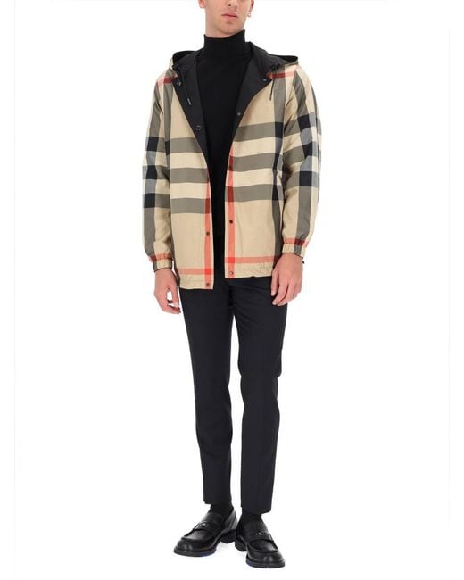 Burberry Black Reversible "Check" Jacket for men