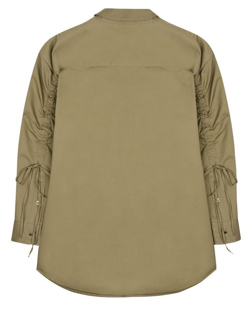DARKPARK Green Satin Shirt