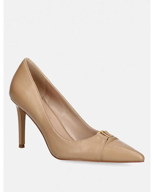 Twinset Natural Leather Decollete