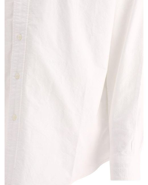 Human Made White "Oxford Bd" Shirt for men