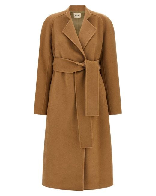 Khaite Natural 'Deena' Coat