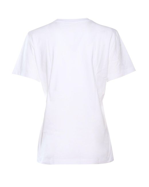 Alberta Ferretti White T-Shirt/C