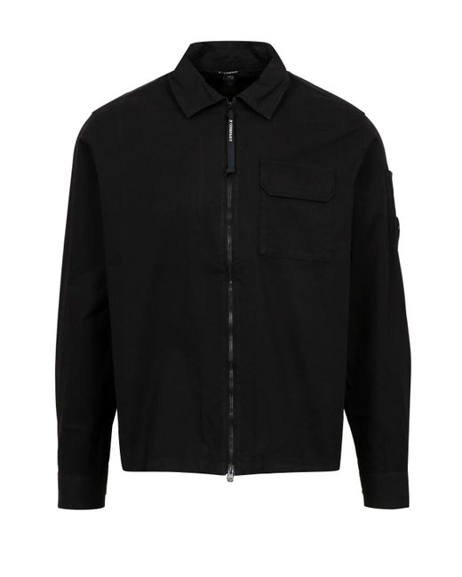C.P. Camisas de la compañía negras C P Company de hombre de color Black