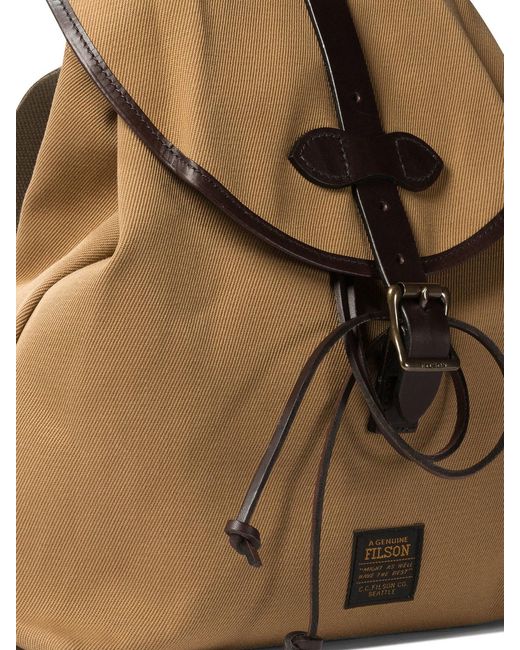 Filson Brown Drawstring Backpack Backpacks