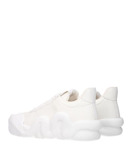 Giuseppe Zanotti White Sneakers Cobra Uomo Pelle Bianco for men