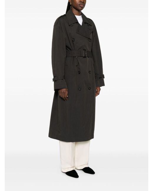 Top-coat à mélange de pré-coton du Toteme Totême  en coloris Black