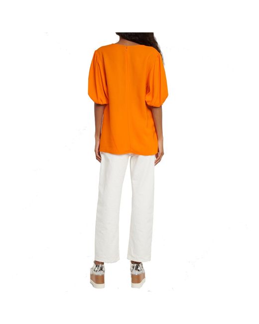 Stella McCartney Orange Viscose T-shirt