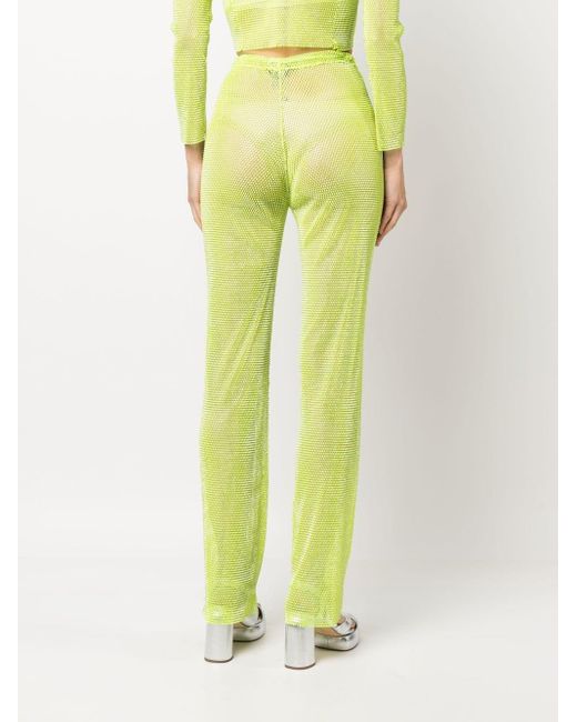 Santa Brands Straight Broek in het Yellow