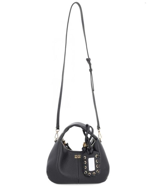 Ganni Black Borsa Hobo Small