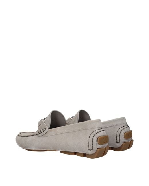 Dior Gray Odeon Moccasins For