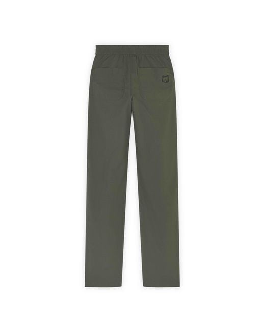 Maison Kitsuné Green Trousers for men