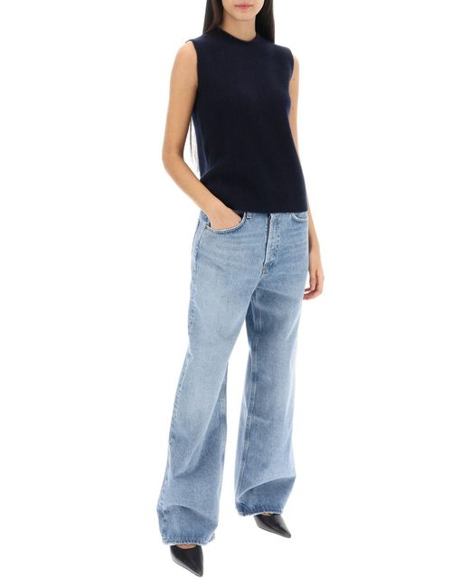 Jeans Baggy Low Slung di Agolde in Blue