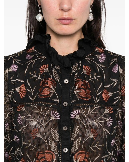 Antik Batik Arima Blouse in het Black