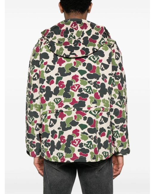 Billionaire Green Camou Print Jacket for men