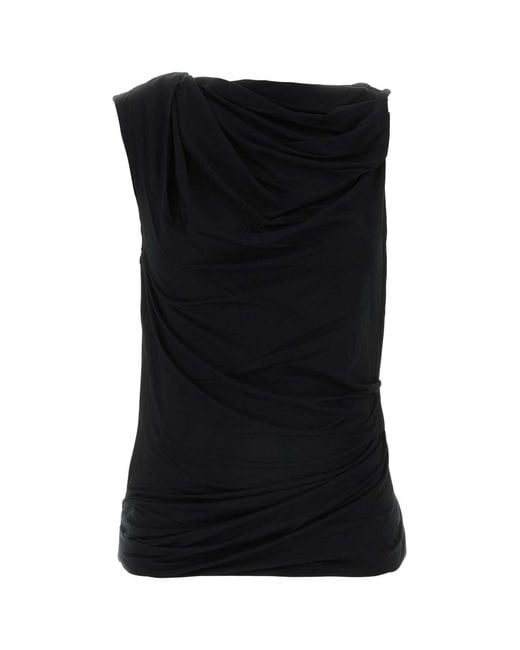 Entire studios Black Drape Tank