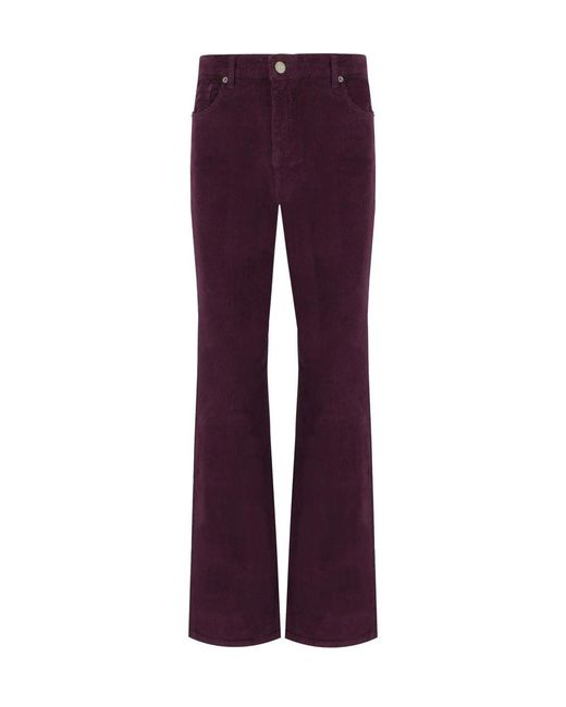 Twinset Purple Corduroy Pants