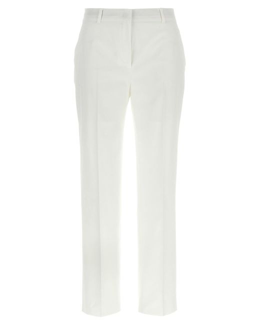 Max Mara White David Trousers