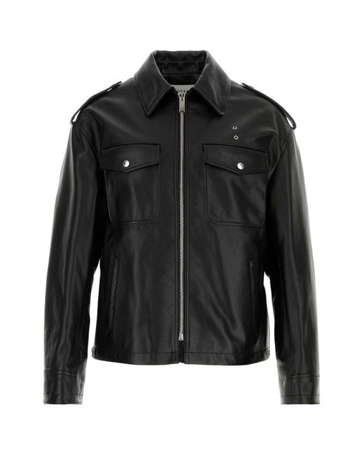 McQueen Black Leather Jacket