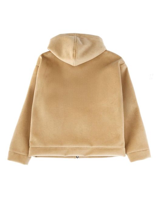 MSGM Natural Textured Hood Jacket for men