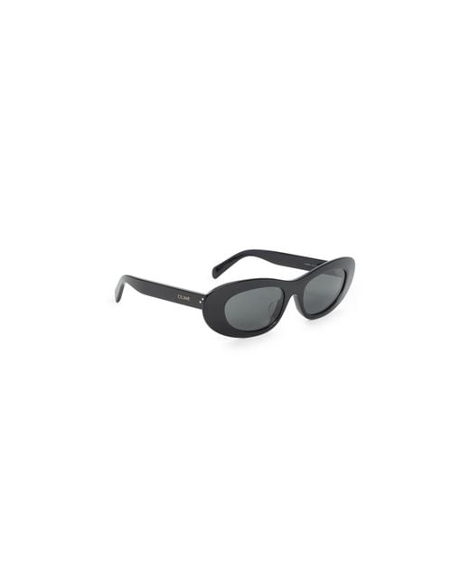 Céline Metallic Chic Cat-Eye Sunglasses