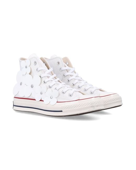 Converse White Chuck 70 3-D Flourish Sneakers