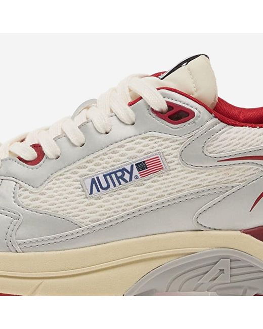 Autry White Hyperway Sneakers for men