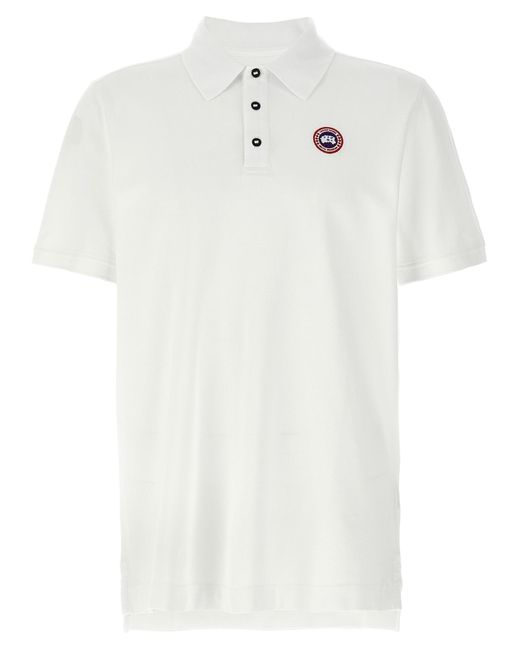 Canada Goose 'beckley' Polo Shirt in het White