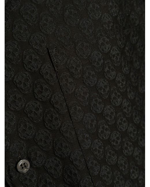 Alexander McQueen Black Short Sleeve Shirts for men