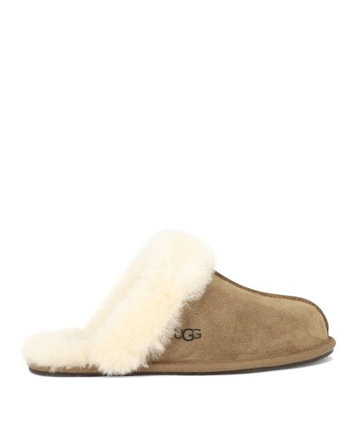 Ugg White Scuffette II Pantoffeln