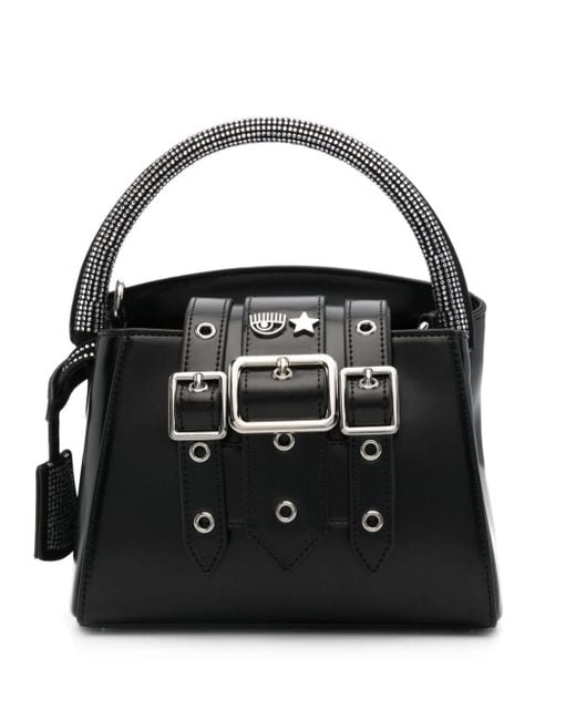 Chiara Ferragni Shopper Met Patroon in het Black