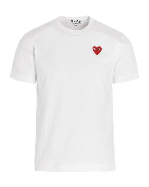 COMME DES GARÇONS PLAY White Heart T-shirt