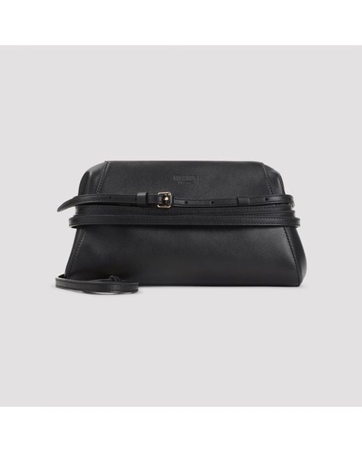 Moschino Black Belted Shoulder Bag