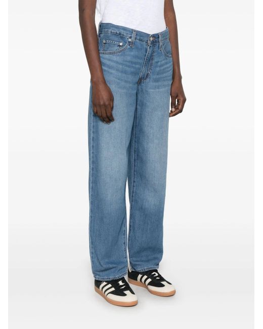 Levi's Blue Baggy Dad schwerer Scheck