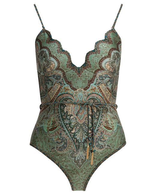 Zimmermann Badpak "wanderlust Scallop". in het Green