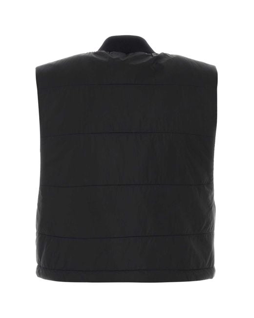 Palm Angels Black Nylon Vest