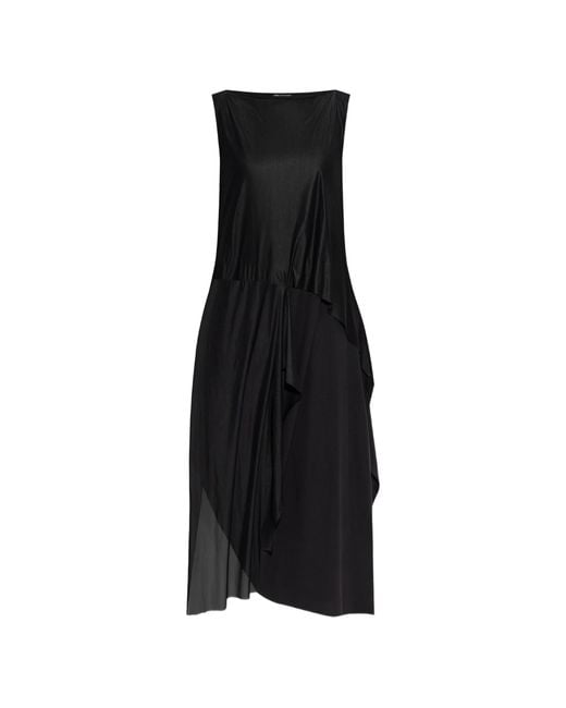 Y-3 Black Asymmetrical Dress