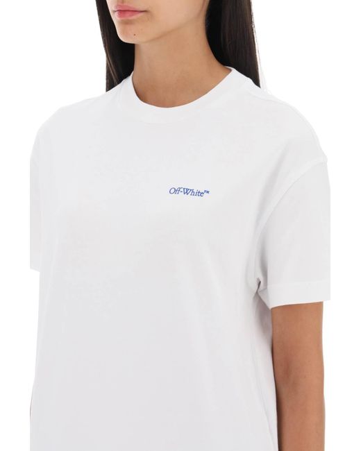 Off-White c/o Virgil Abloh X Ray Arrow Crewneck T -shirt in het White