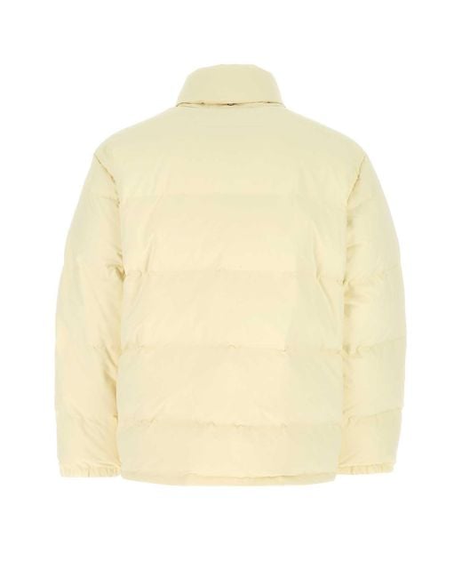 Jil Sander Natural Cream Polyester Down Jacket