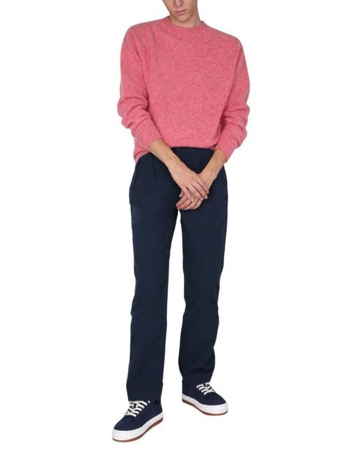 Nigel Cabourn Blue Oversize Fit Trousers for men
