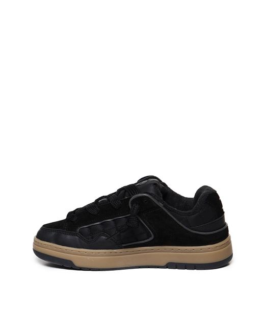 DATE. Sneakers à lacets en daim noir Date en coloris Black