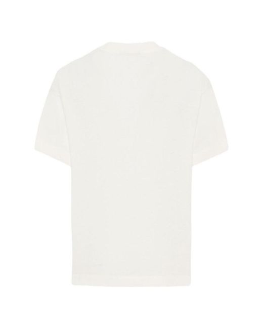 Fendi White T Shirt With Logo
